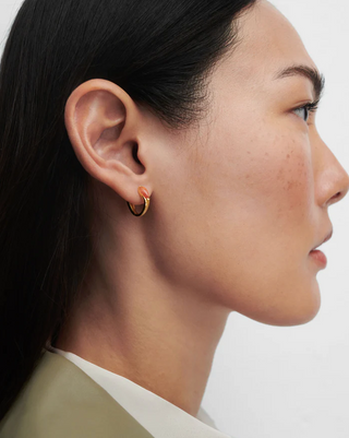 PDPaola "Sunstone Isla hoops" Oyrnaringar -