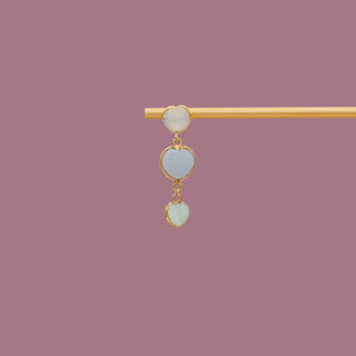 ONE OF A KIND OYRNALOKKUR Small Heart Drop no. 2