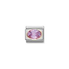 Nomination - Avrundaðir steinar við gull kanti