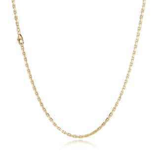 BNH - 14kt Hálsketa Anker Facet 2,0