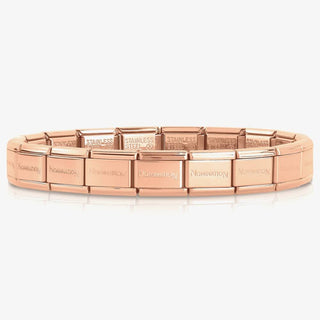 Nomination - Rosagylt armband
