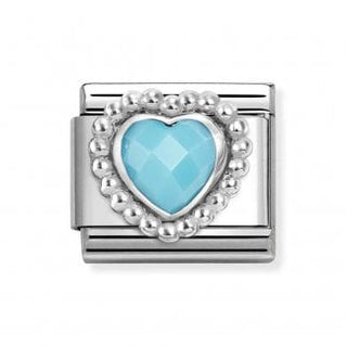 Nomination - Diamant hjarta við perlukanti