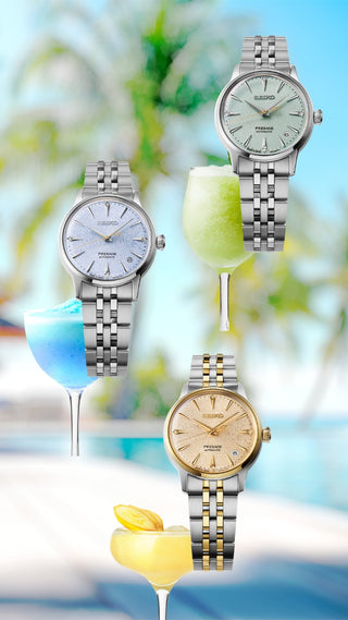 Seiko Presage Champagne Kvinnu Ur  - SRPL64 »Frozen Cocktails«