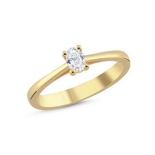 Nuran - The one ovalur ringur 0,50ct