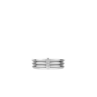 Tisento - Silvur ringur við zirkonum